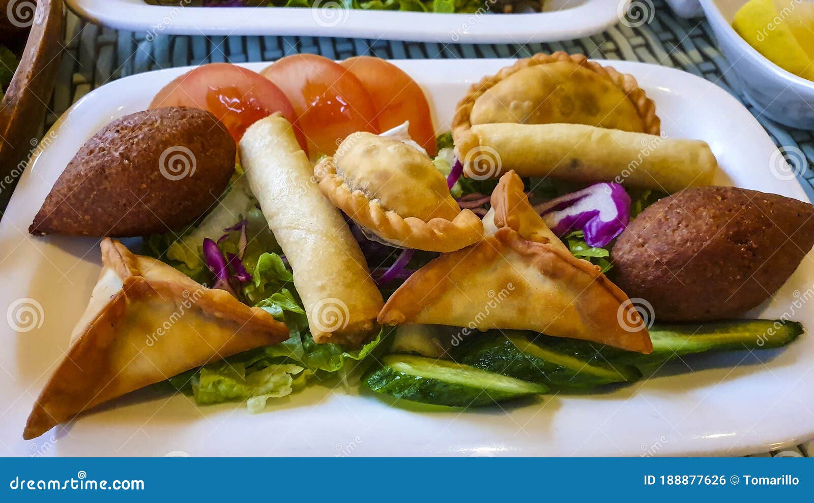 Arabic Set of Food, Vegetables and Pastries Stock Photo Image of