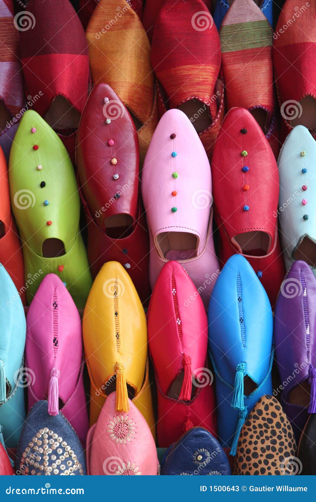 Arabic shoes stock image. Image of repetition, object 1500643