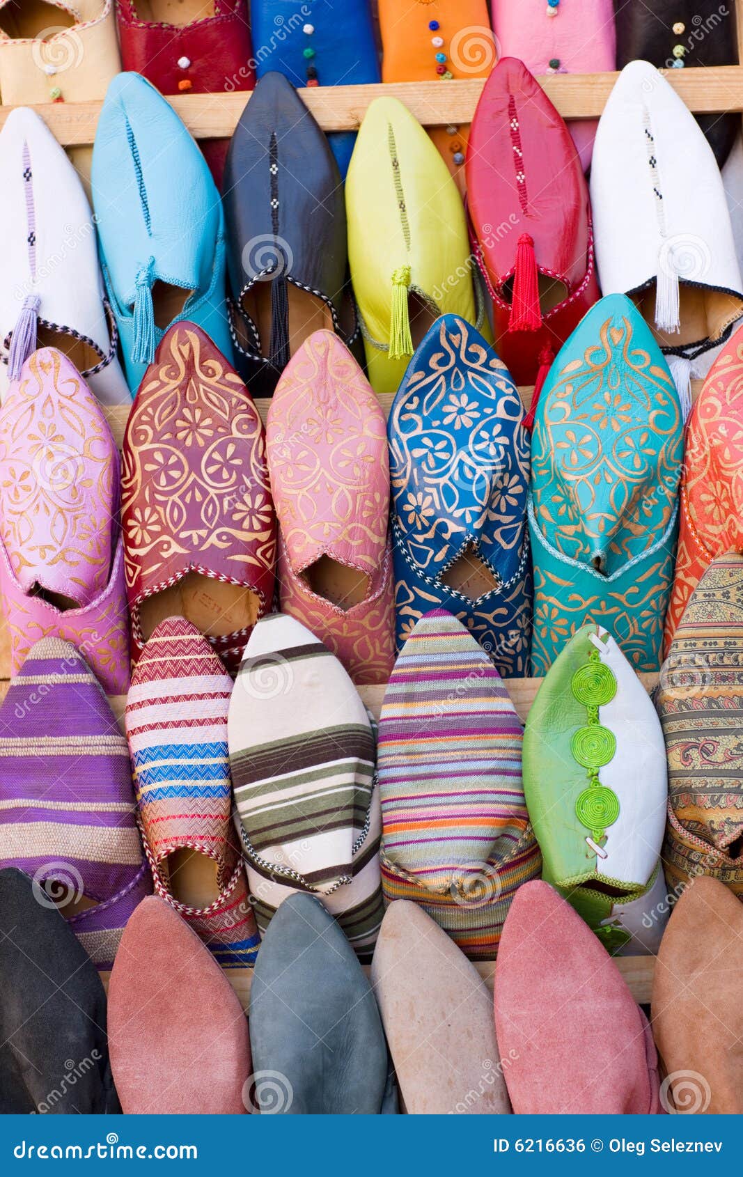 Arabic shoes stock photo. Image of bazaar, marrakesh, descriptive 6216636
