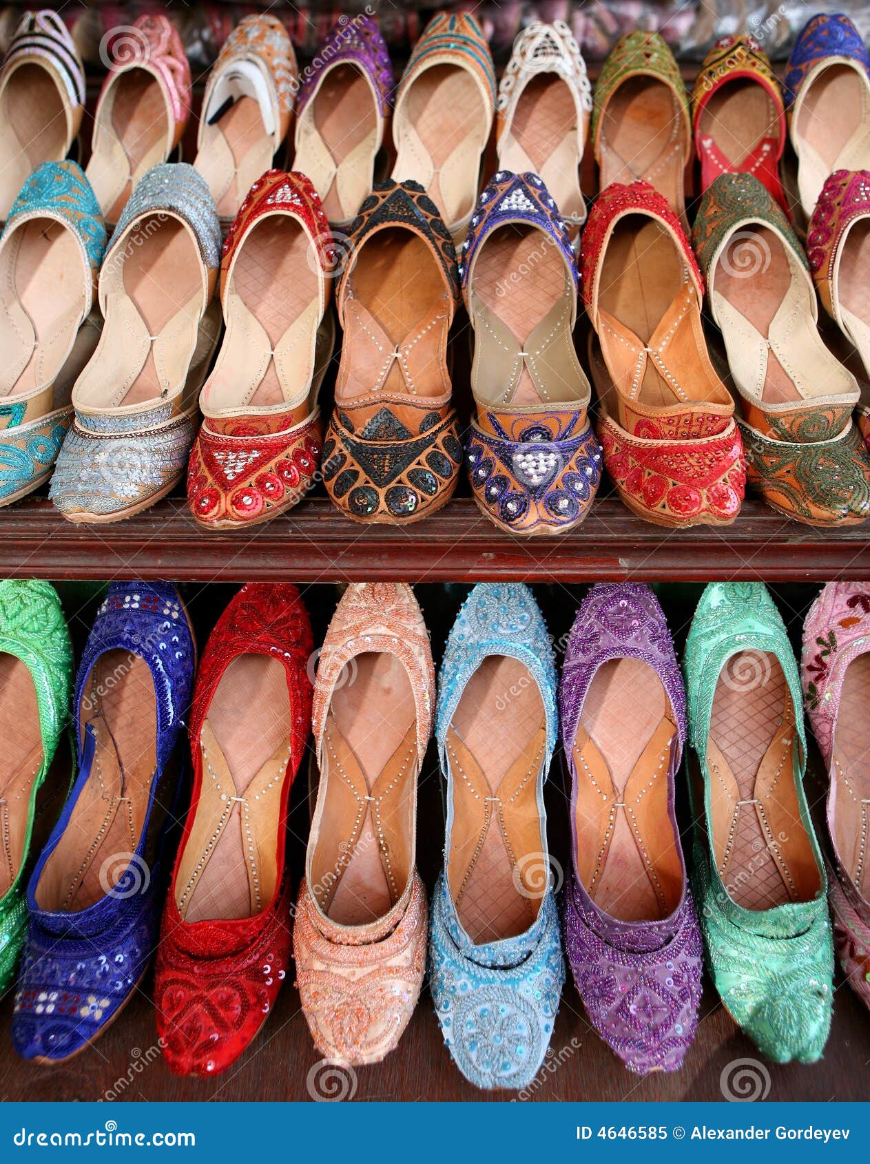 Arabic slippers stock image. Image of flop, ruby, pair 4646585