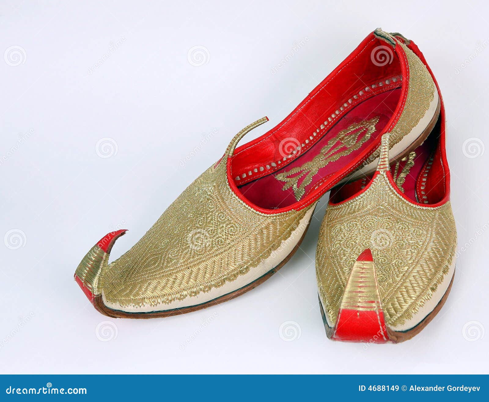 Arabic slippers stock image. Image of heat, fashion, morocco 4688149