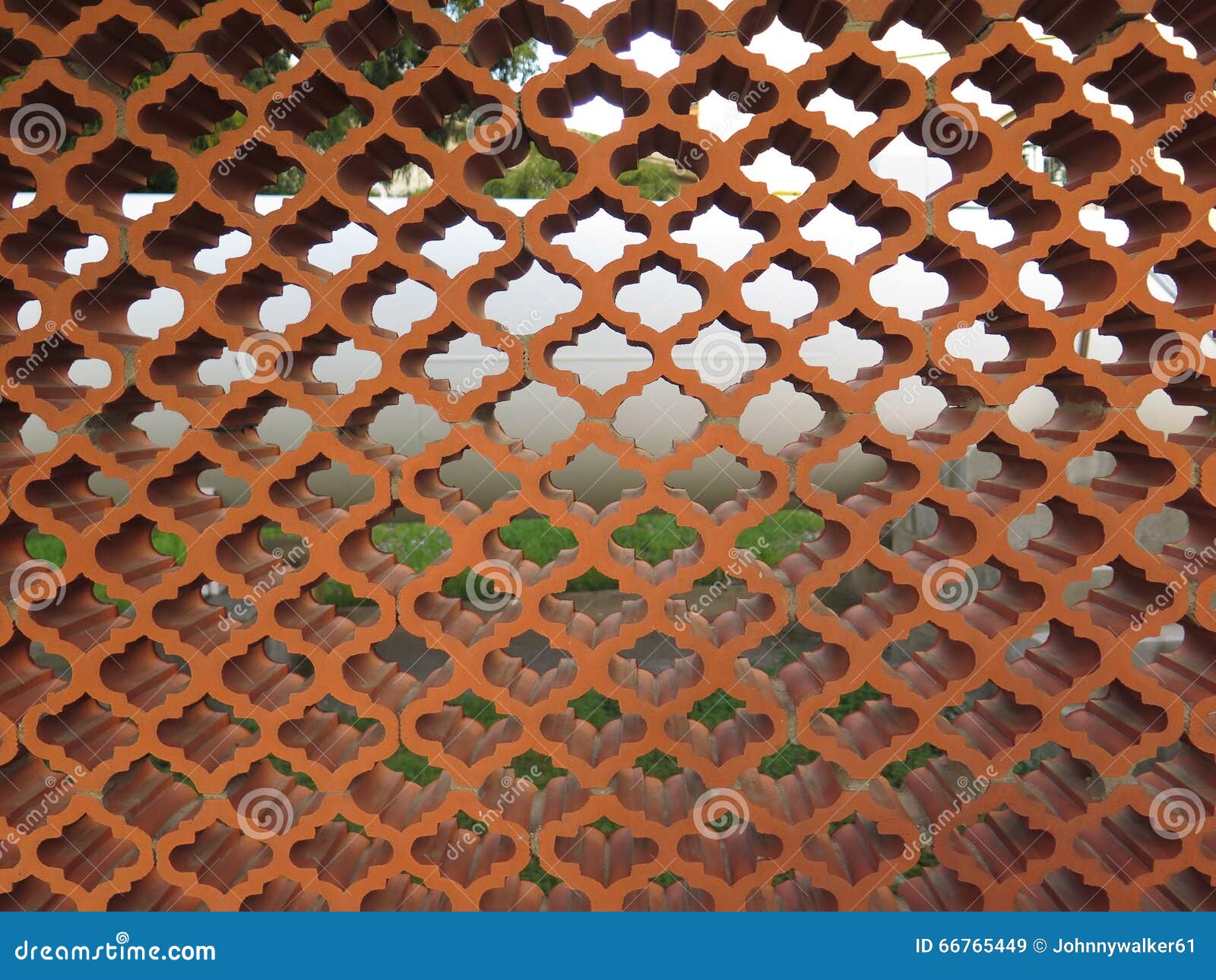 Arabic style garden wall stock image. Image of arabic 66765449