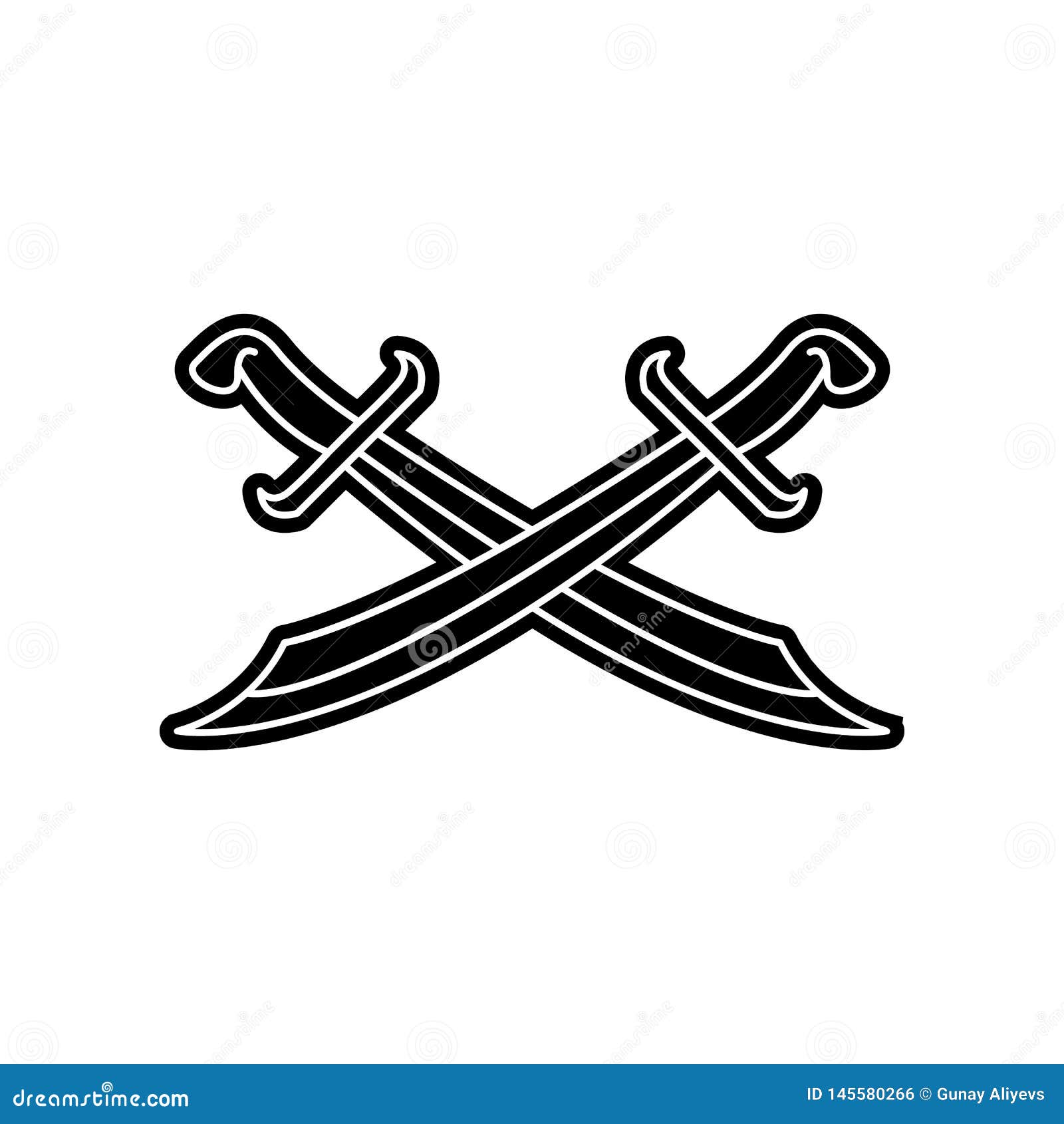Arabic Sword Icon. Element of Arabian for Mobile Concept and Web Apps ...