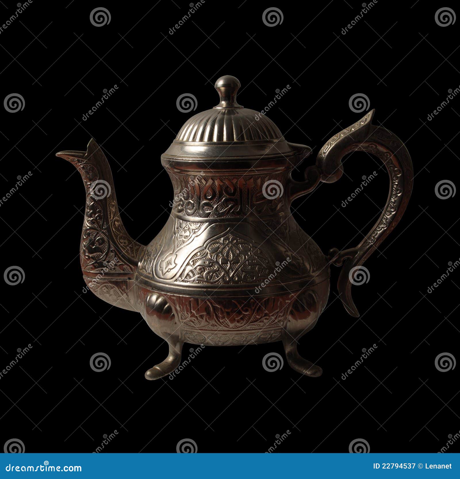 Arabic teapot stock image. Image of ritual, glass, aroma 22794537