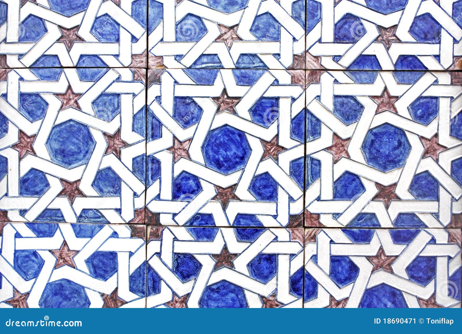 arabic tiles, andalusia, spain