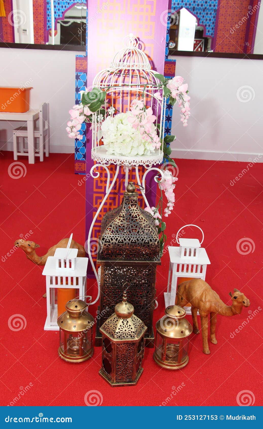 Arabic Traditional Decoration for Ramadan in UAE Stock Image Image of