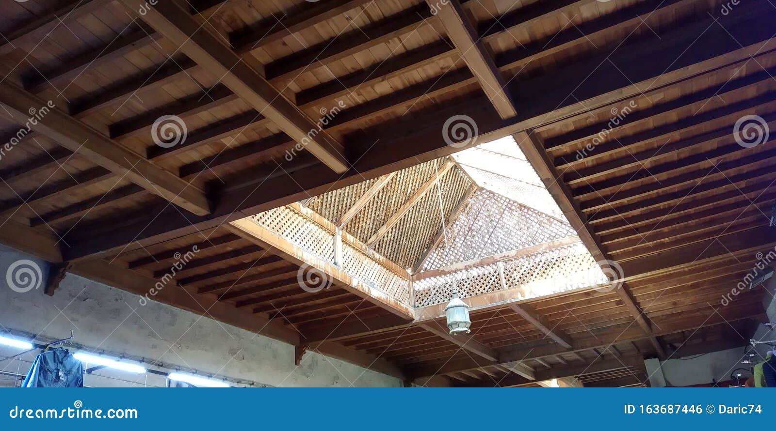 Arabic Wood Roof arkivfoto. Bild av medina, trä, marocko 163687446