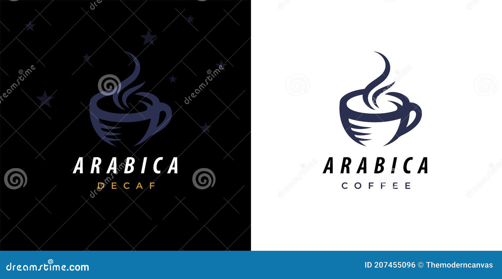 Arabica coffee logo icon stock vector. Illustration of aroma - 207455096