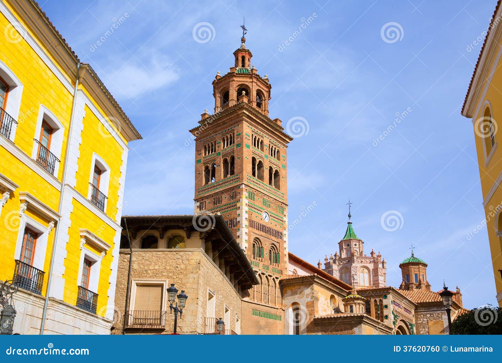 aragon teruel cathedral and ayuntamiento town hall spain