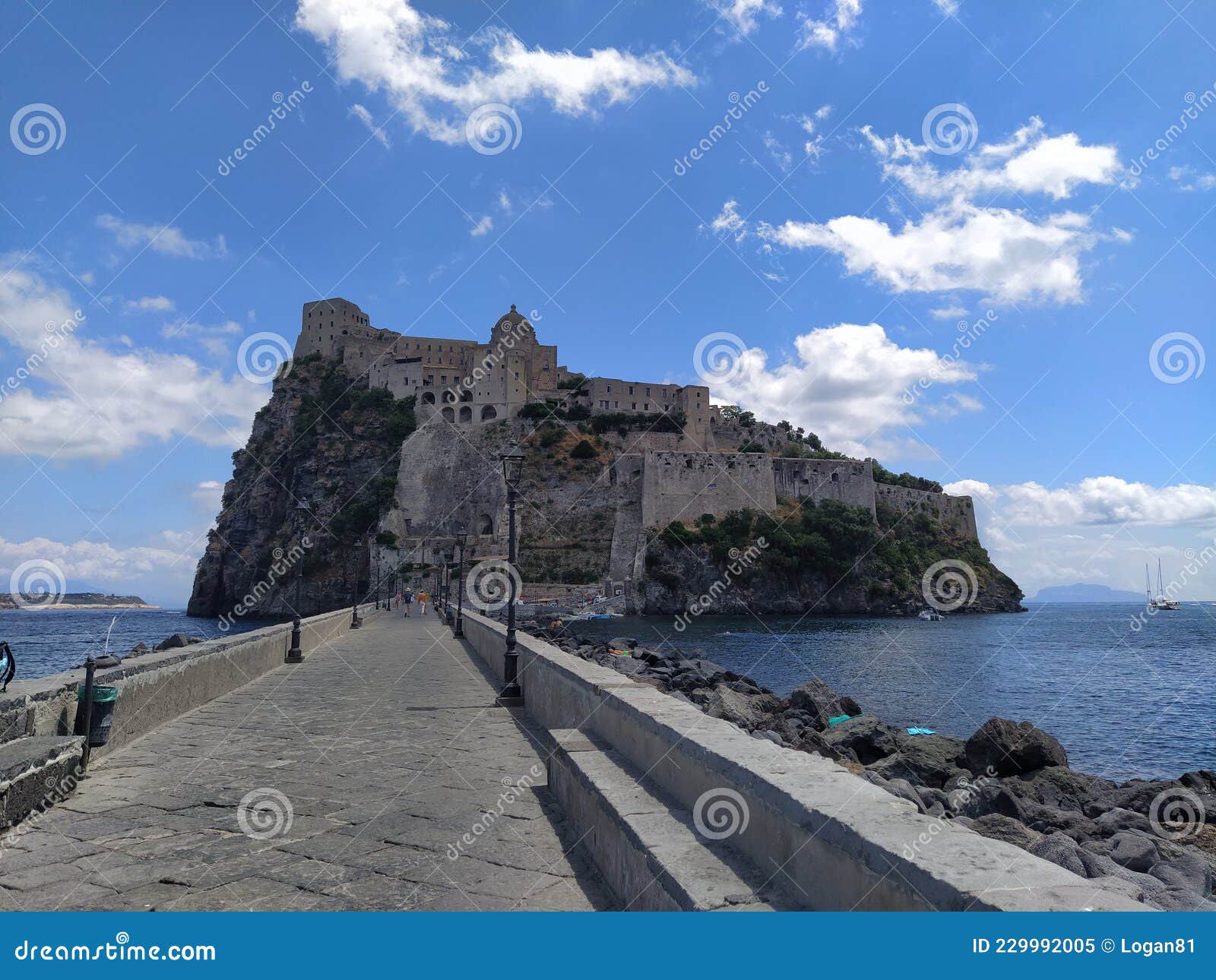 aragones caslte in ischia island, italy