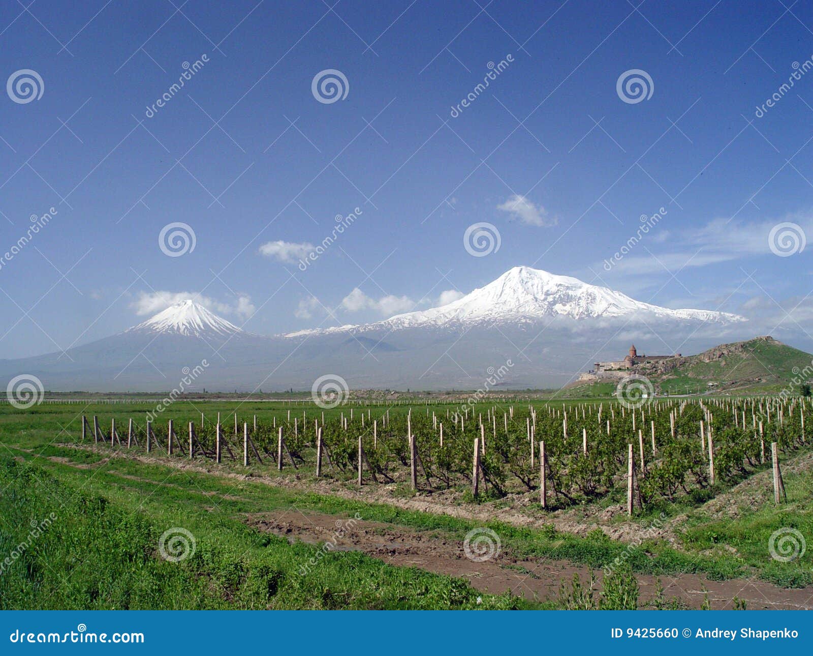 Ararat Mountain, Armenia stock photo. Image of perspective 9425660