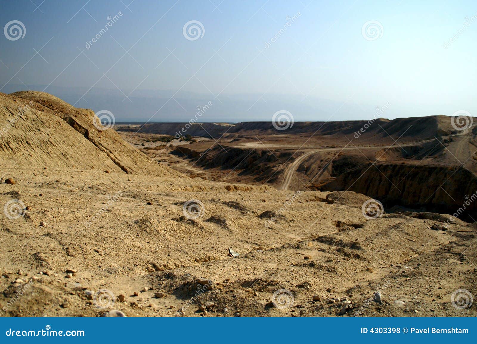 Arava Desert - Dead Landscape, Background Stock Photo - Image of hike