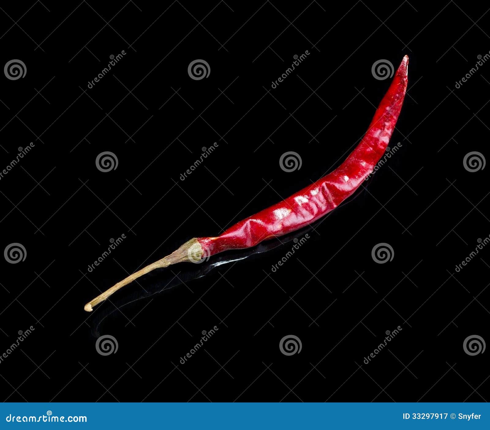 Arbol chilli pepper. stock image. Image of studio, spice 33297917