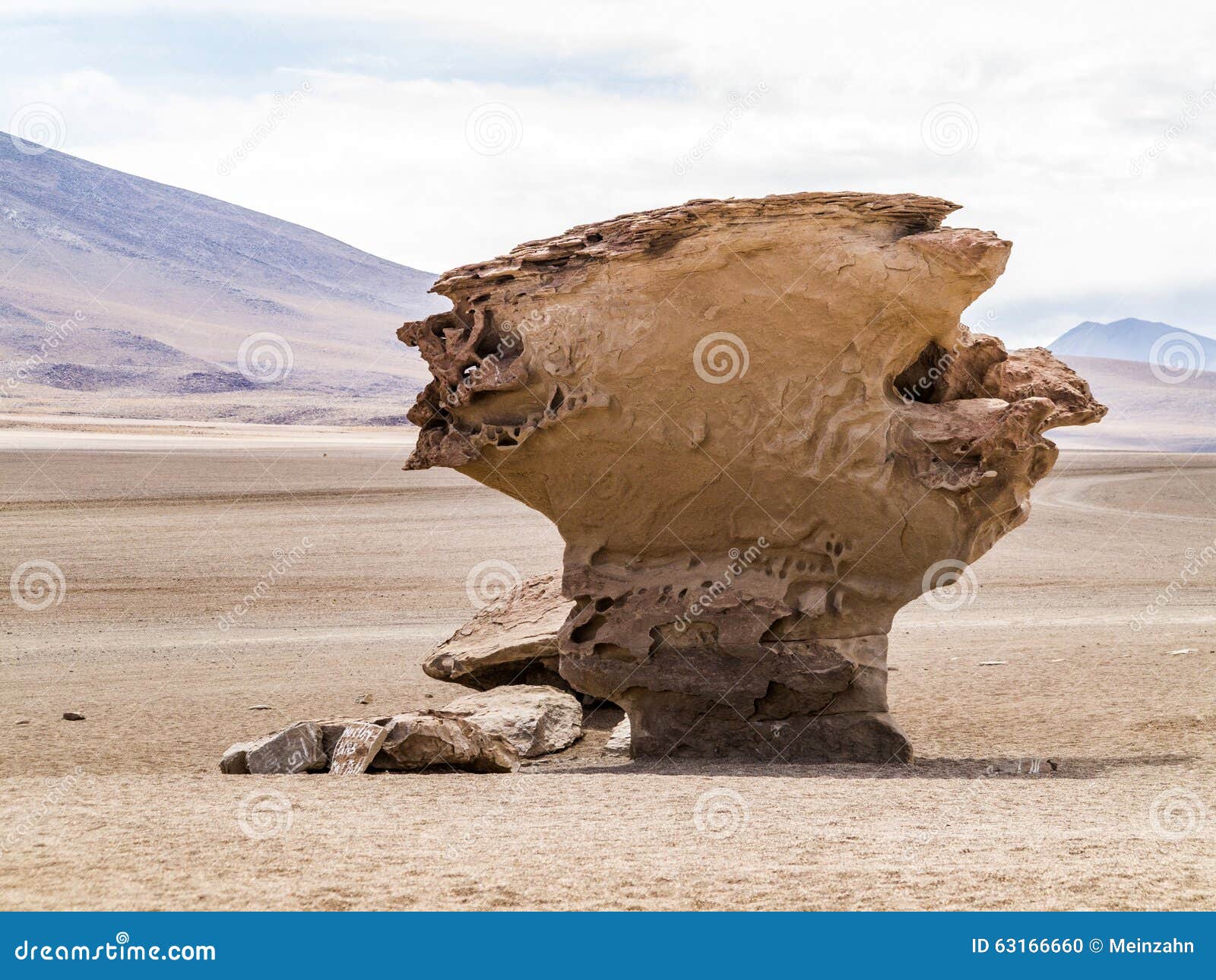 arbol de piedra (stone tree) is an  rock formation in bo
