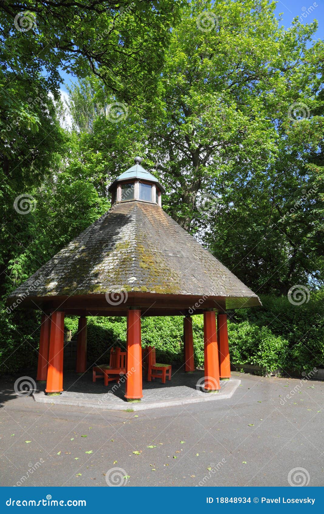 Arbor and Trees in St. Stephen S Green Stock Photo Image of landscape