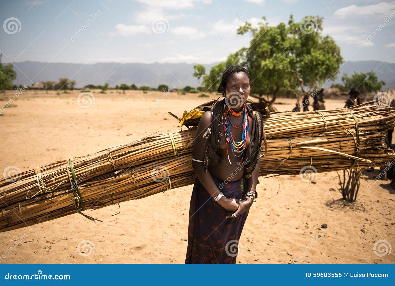 Arbore Kobieta Od Omo Doliny, Etiopia Obraz Editorial - Obraz złożonej ...