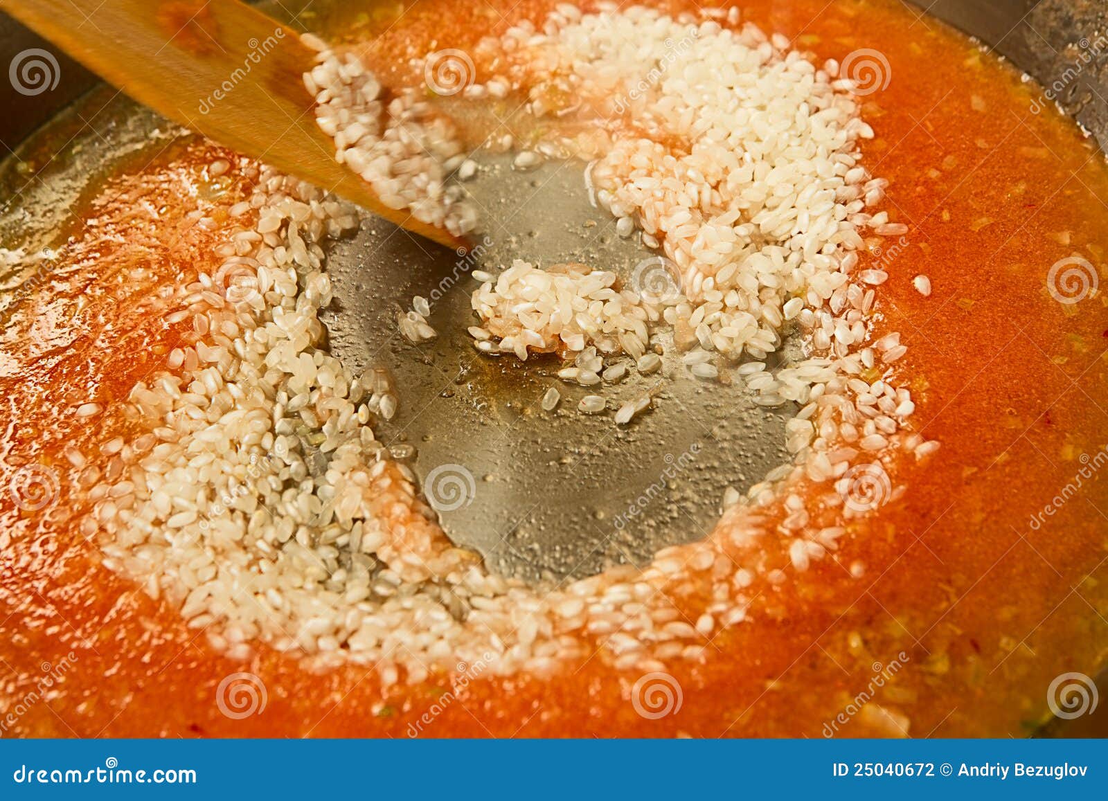 Arborio rice cooking stock photo. Image of rice, paella 25040672