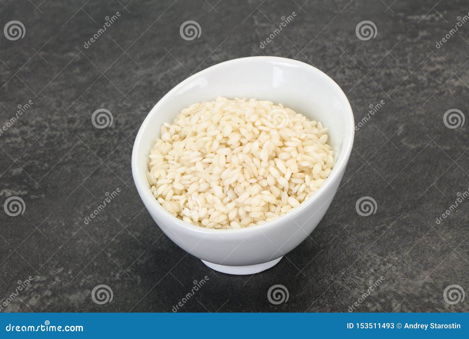 Arborio Rice for Italian Risotto Stock Image Image of organic, macro