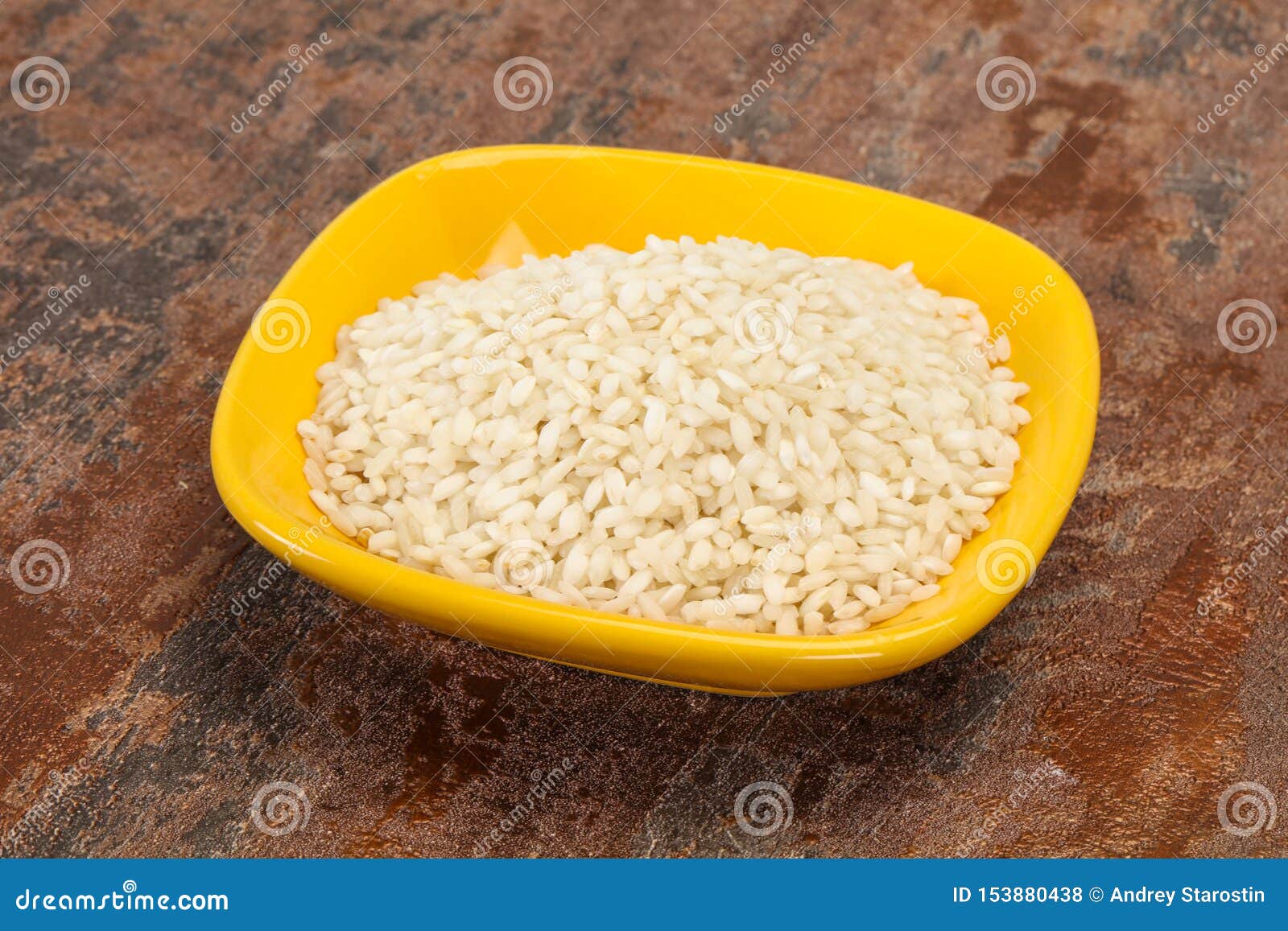 Arborio Rice for Italian Risotto Stock Photo Image of organic