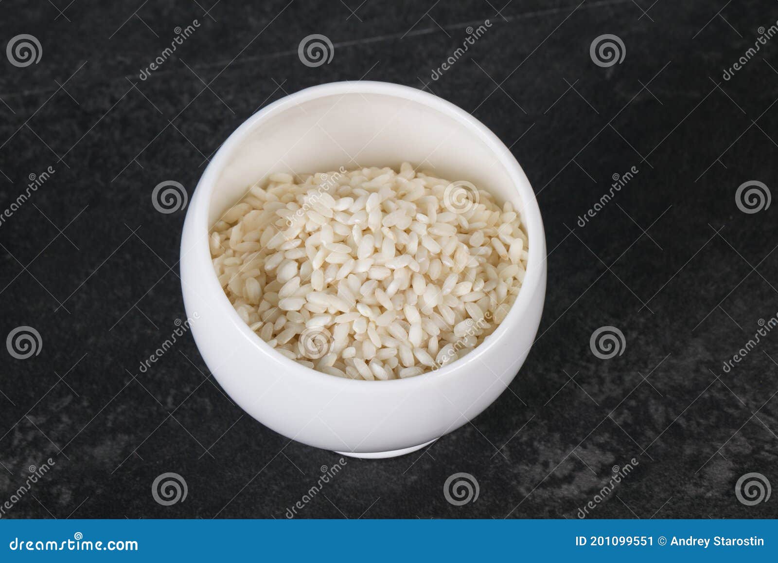 Arborio Rice for Italian Risotto Stock Image Image of grain