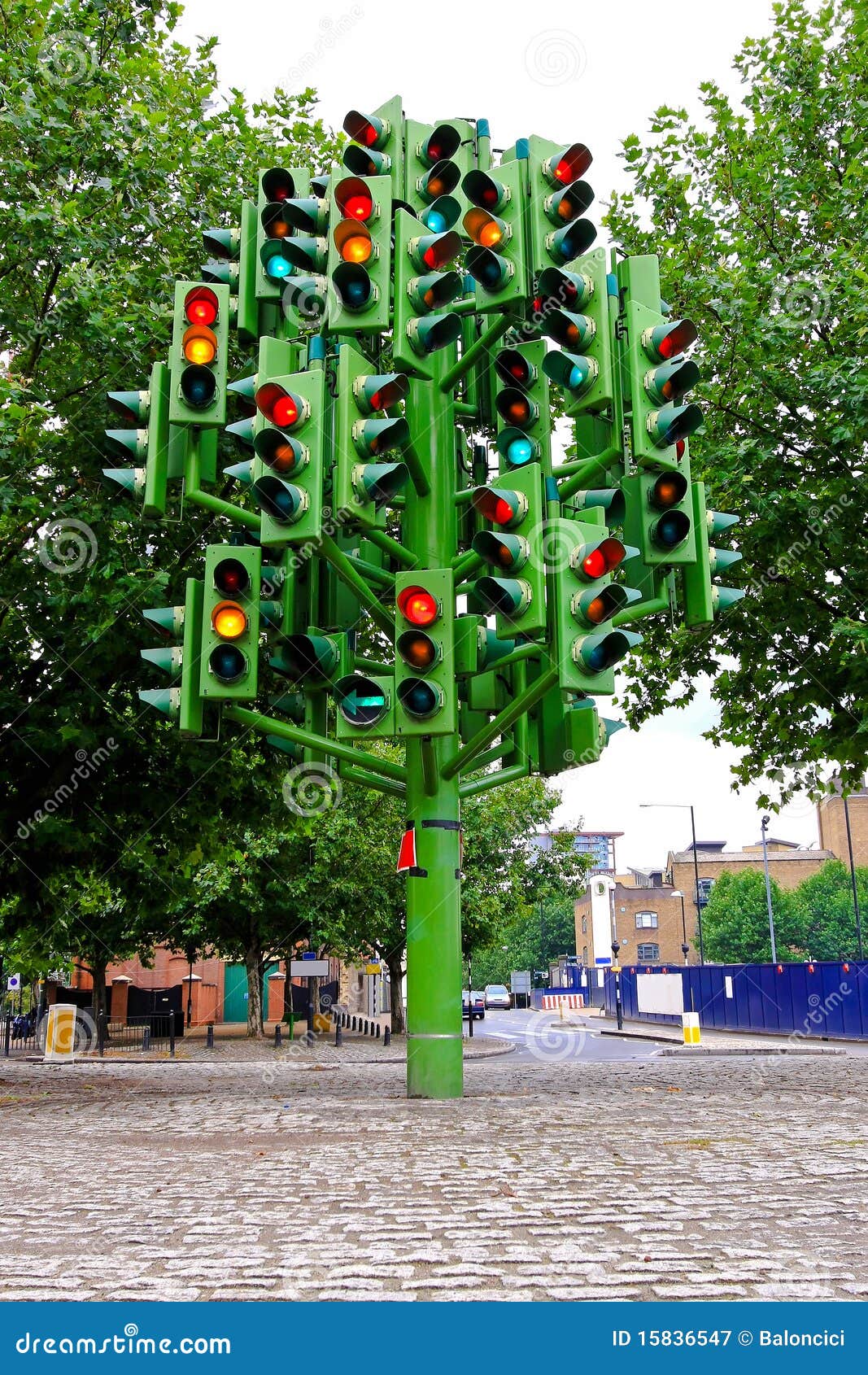 Arbre De Feu De Signalisation Image stock Image du bourrage, lumières