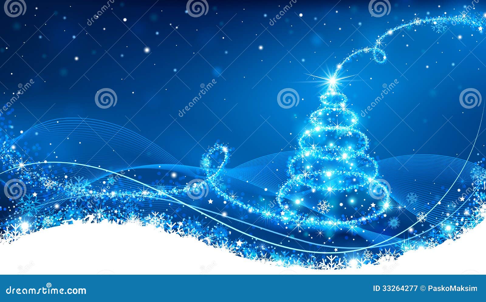 photographie stock libre de droits arbre de nol magique image