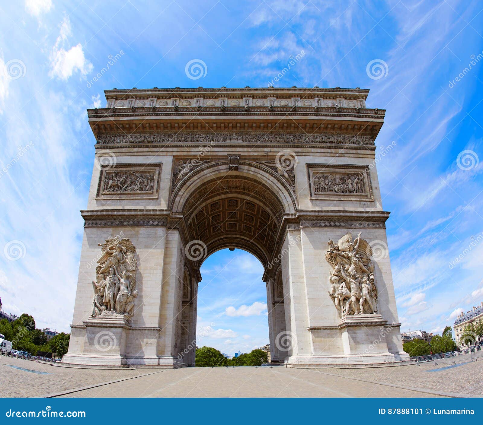 arc de triomphe in paris arch of triumph