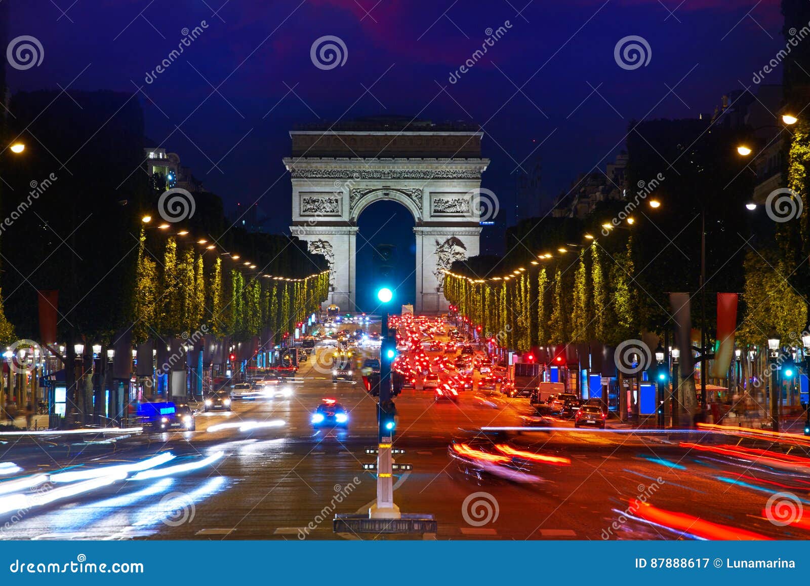 arc de triomphe in paris arch of triumph