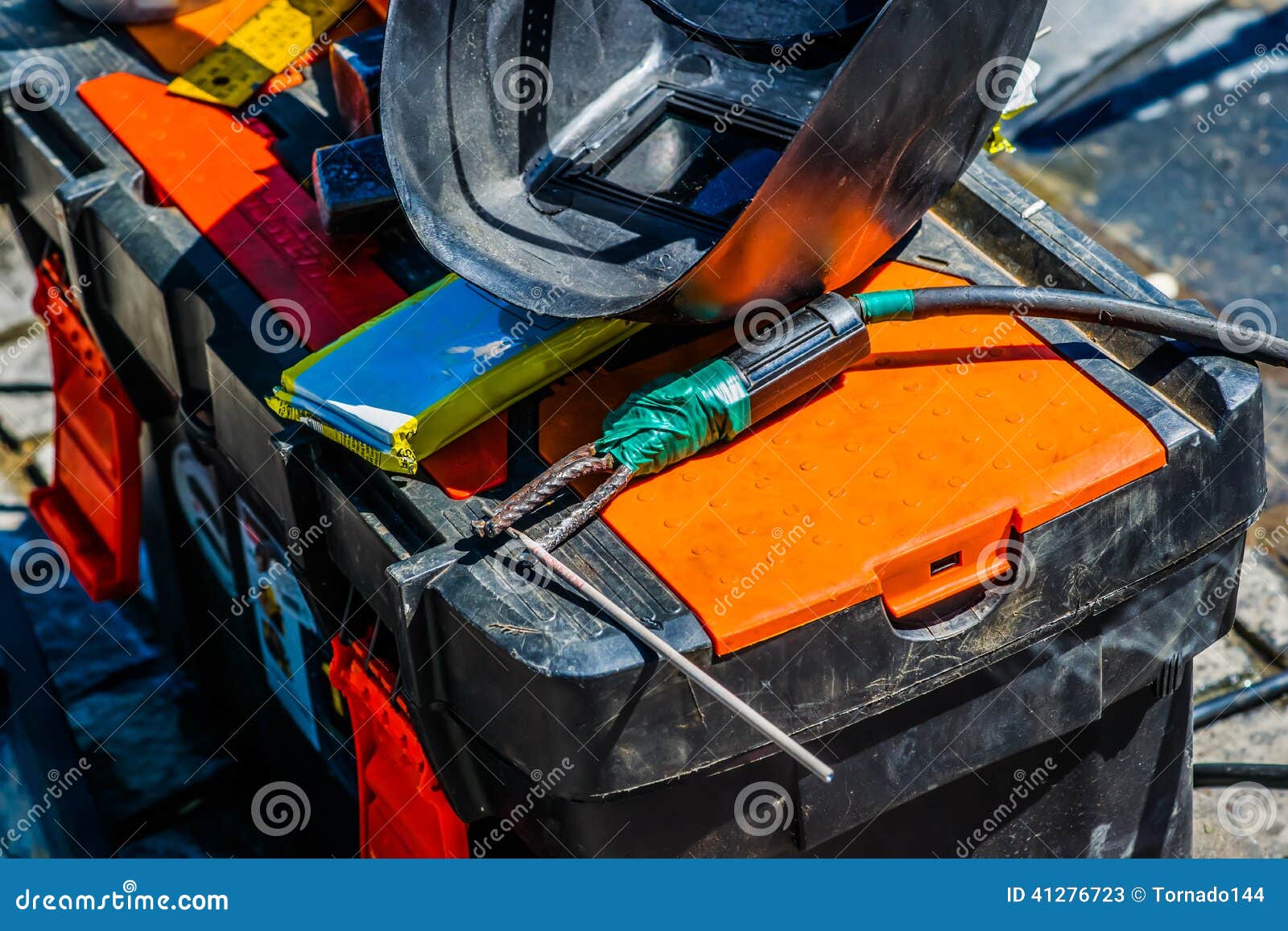 Arc welding accessories stock image. Image of employment 41276723
