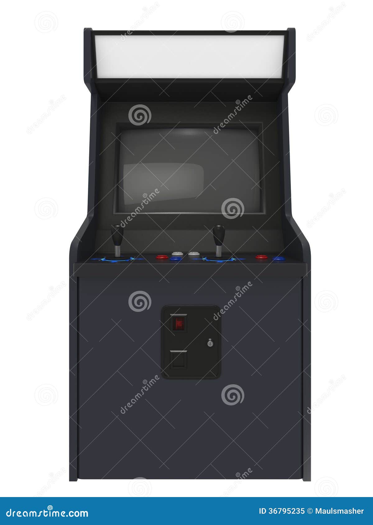 arcade machine front view