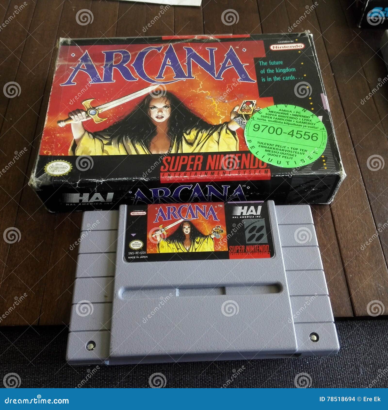 Arcana - Snes game editorial stock image. Image of super - 78518694