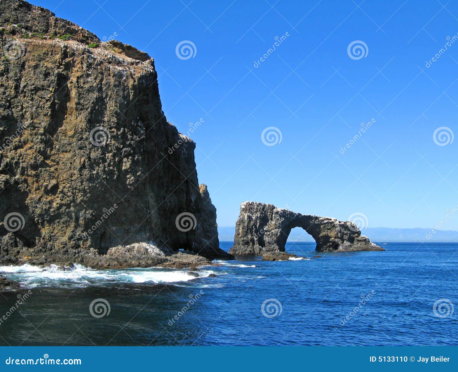 Arch, Anacapa Island stock photo. Image of clear, coast 5133110