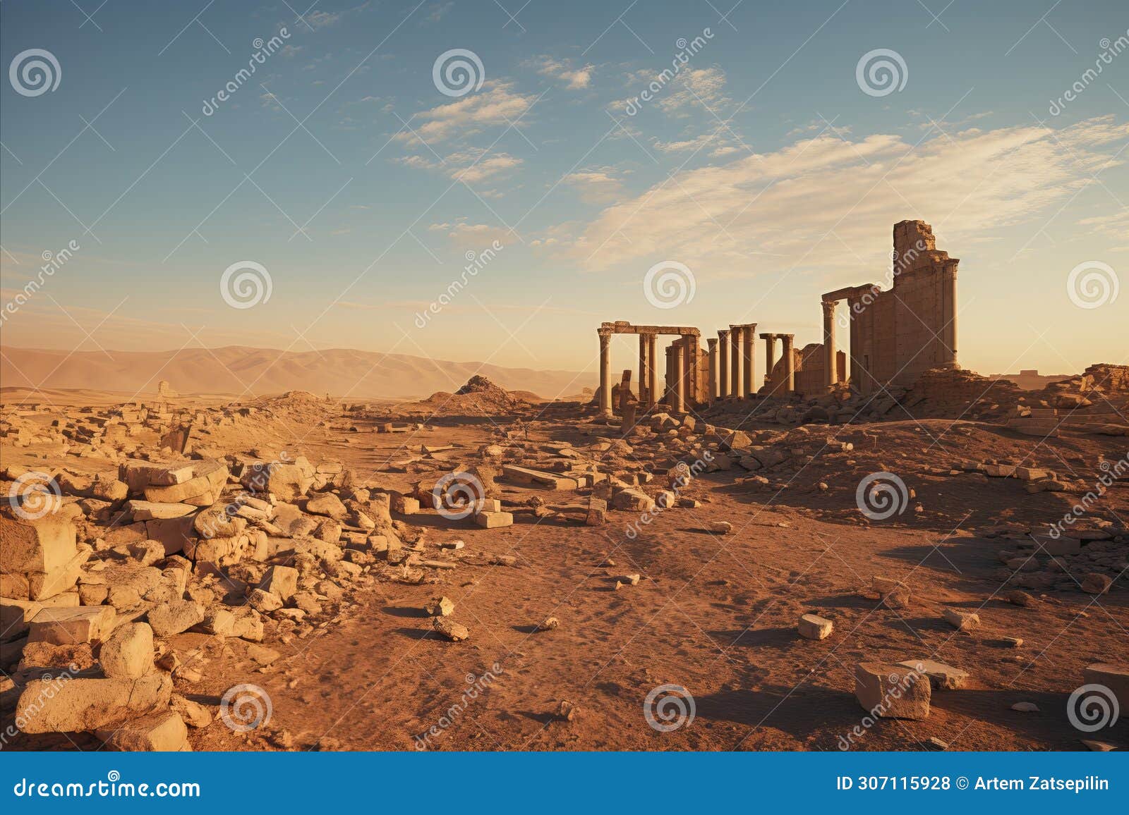 Archaeological Exploration. Unveiling the Enigmatic Ruins of an Ancient 