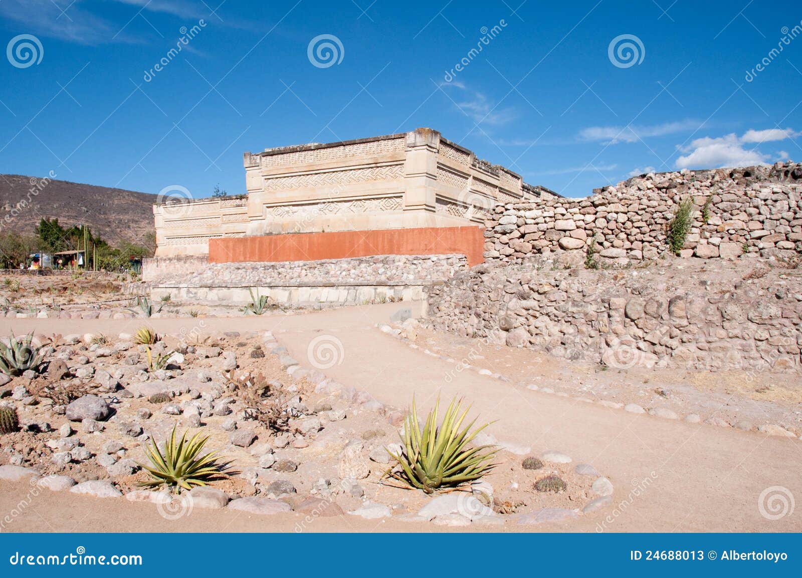 archaeological site of mitla, oaxaca (mexico)