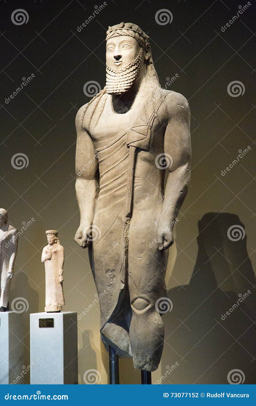 Archaic Votive Statue stock photo. Image of archaic, ancient 73077152