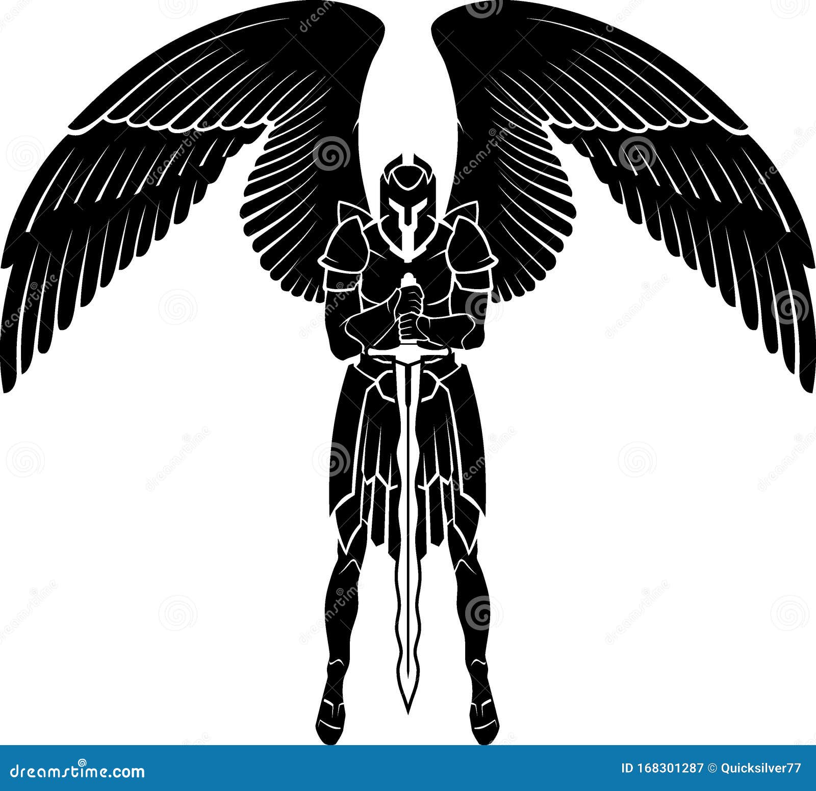Fantasy art archangel