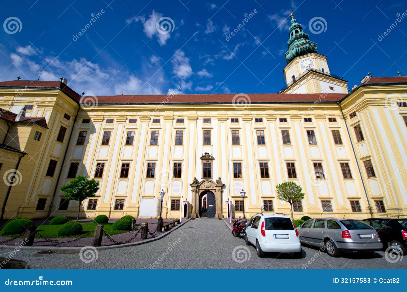 archbishop castle in kromeriz, czech republic