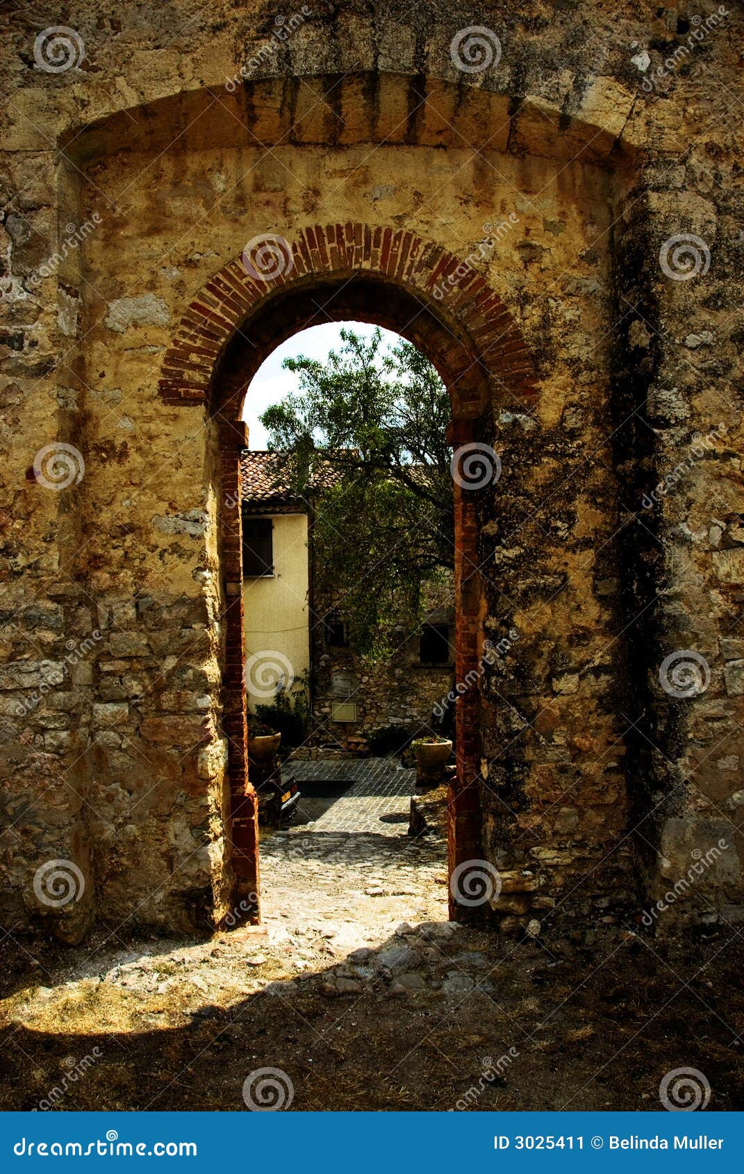 arched doorway in wall