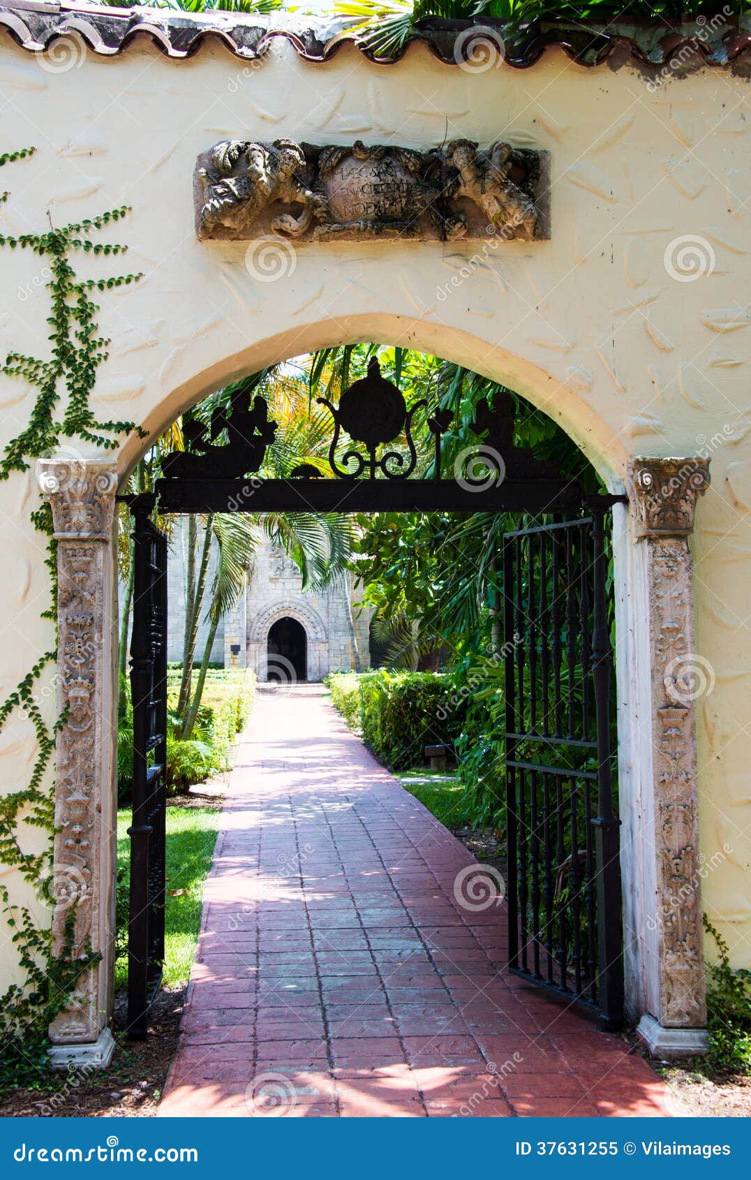 Arched entrance stock image. Image of ancient, convent - 37631255