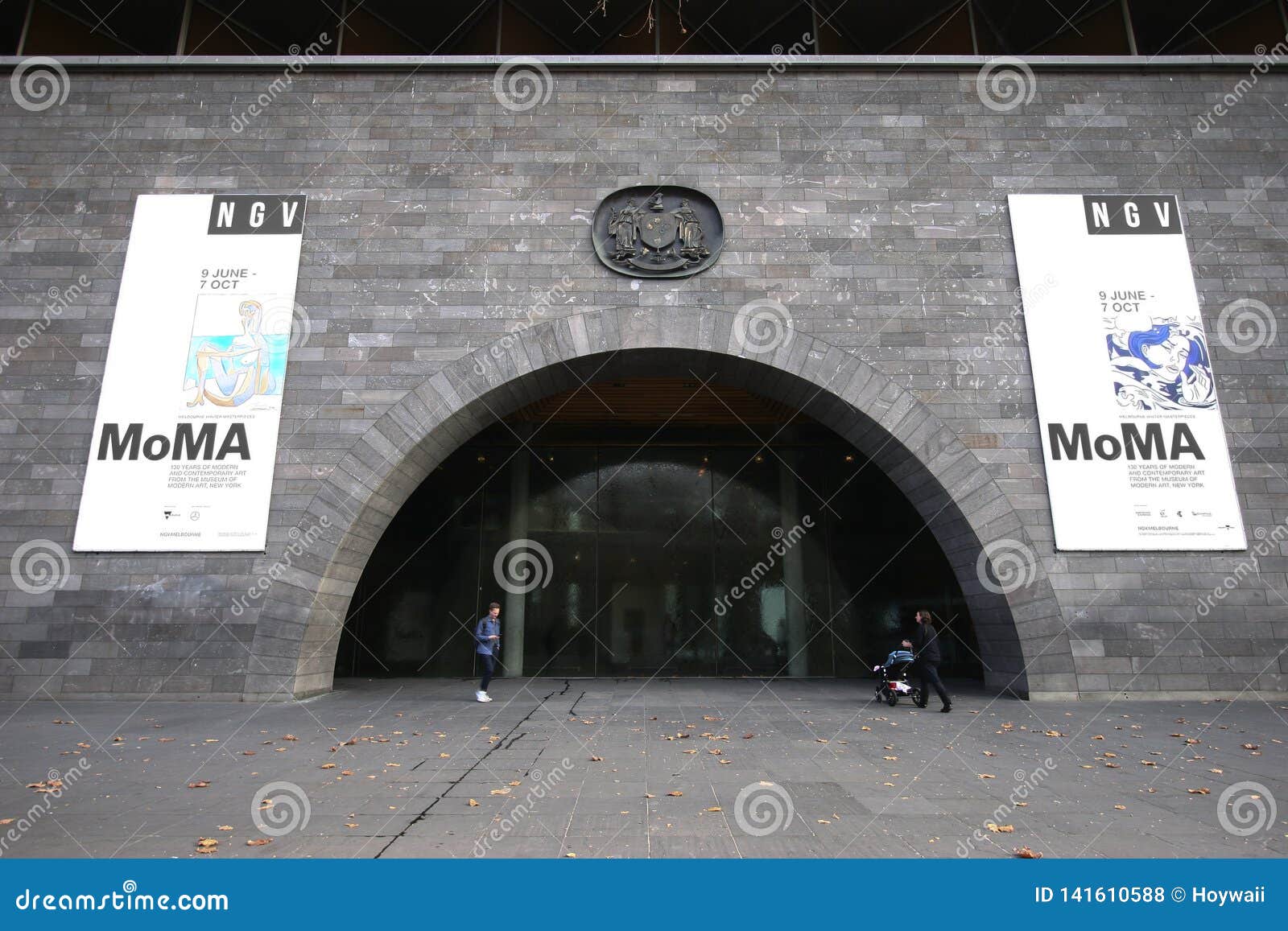 Entry Portal of National of Victoria, Melbourne, Australia Editorial Stock Photo - Image of door, museum: 141610588