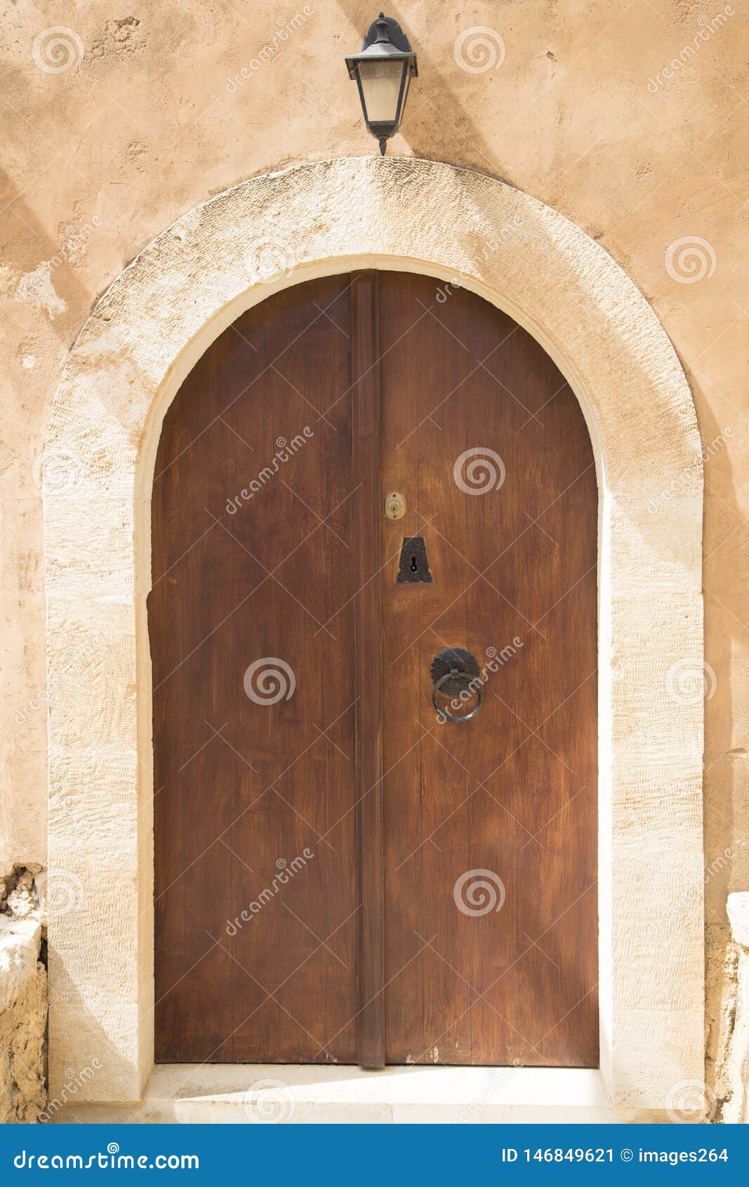 Arched door stock image. Image of retro, wood, arched - 146849621