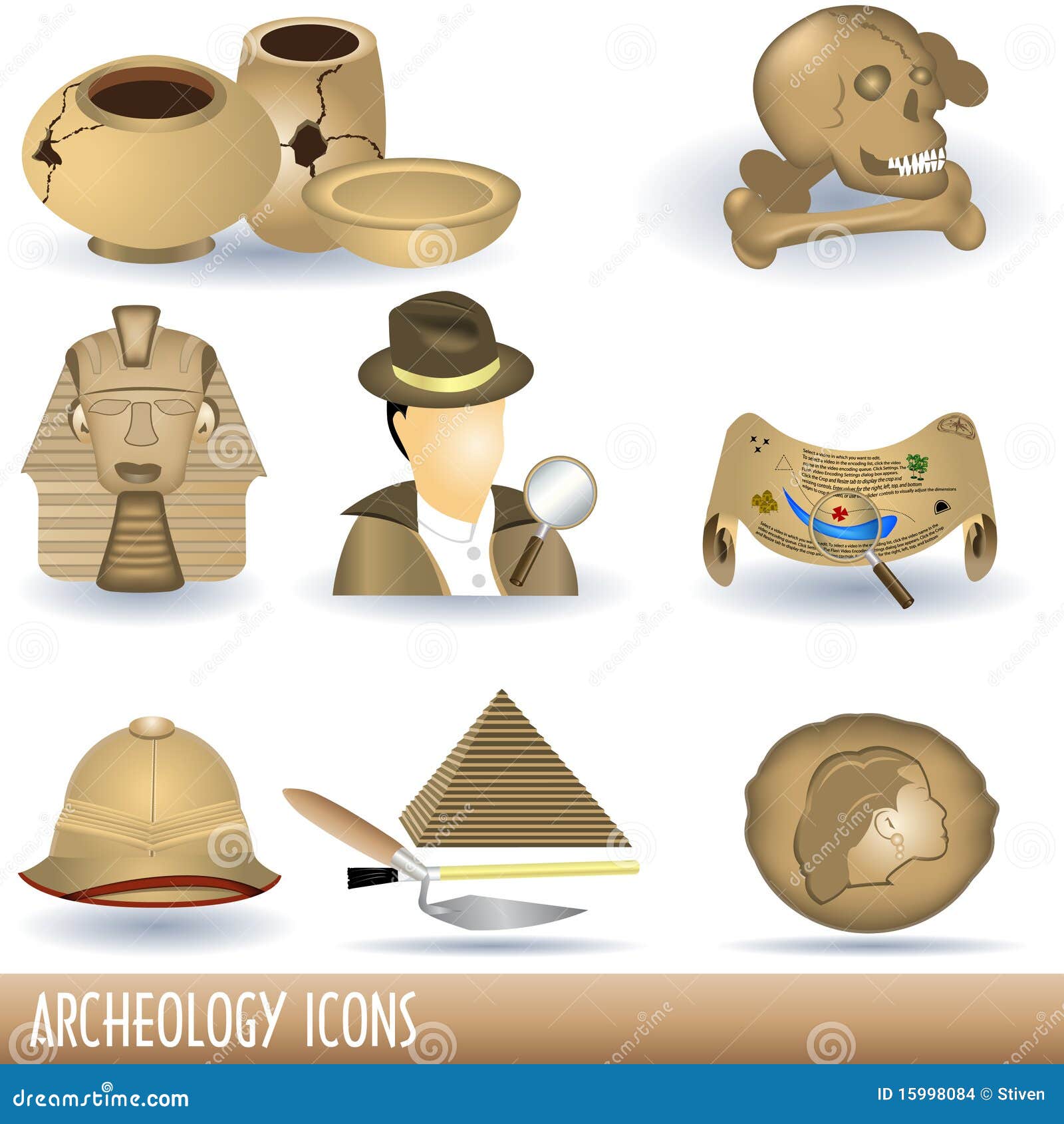 archeology icons