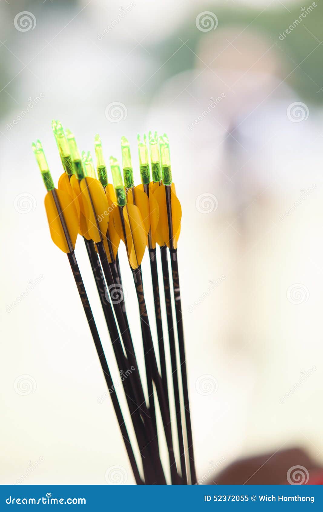 Archery with arrows stock image. Image of arrow, recreation 52372055