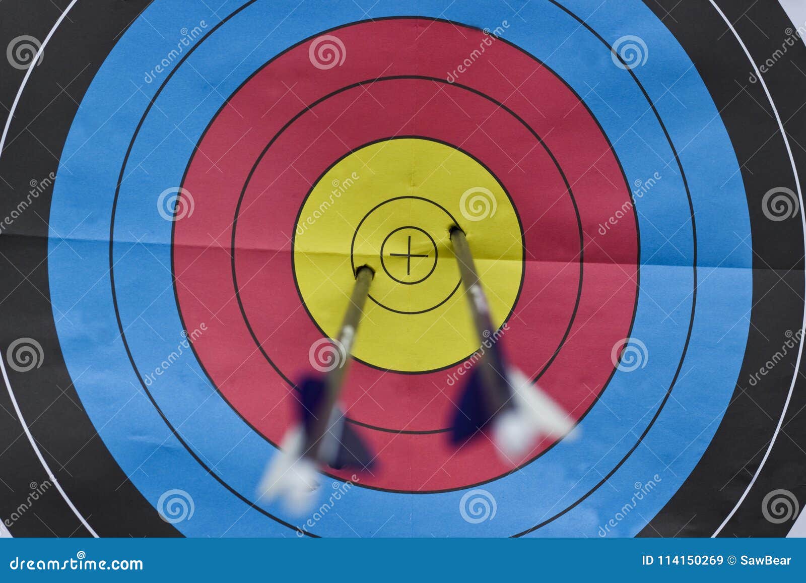 Archery Bullseye With Two Arrows Stock Image Image Of Luck Arrow Archery Bullseye With Two Arrows Stock Image Image Of Luck Arrow