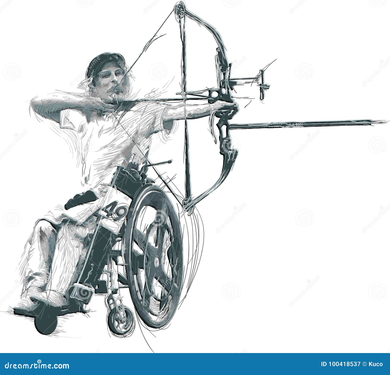 athletes with physical disabilities - archery