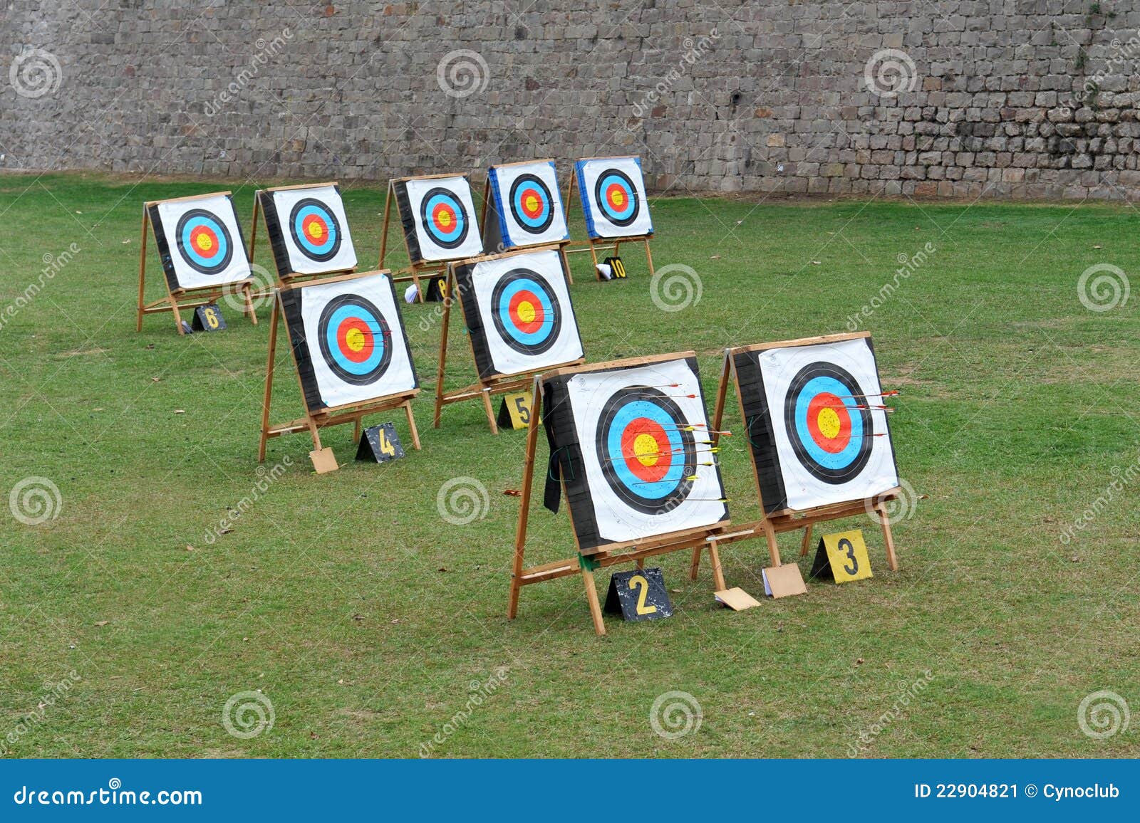 Archery targets stock image. Image of success, target 22904821
