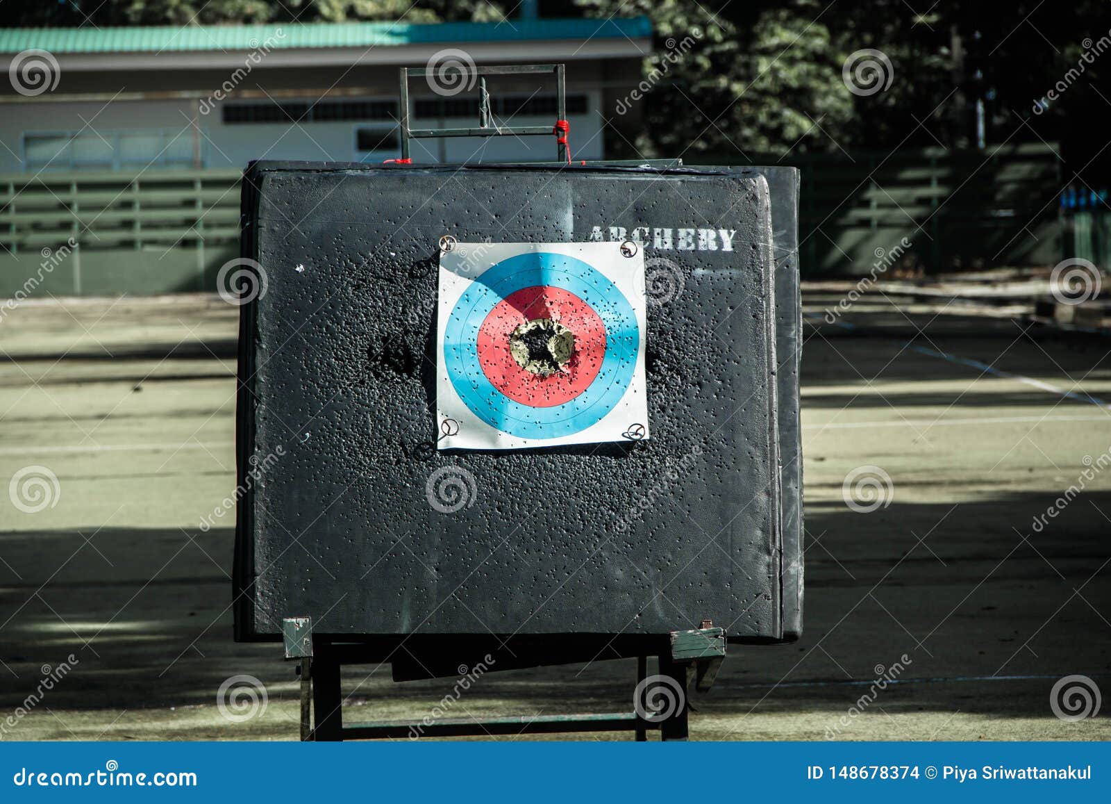 Archery targets are used stock photo. Image of luck 148678374