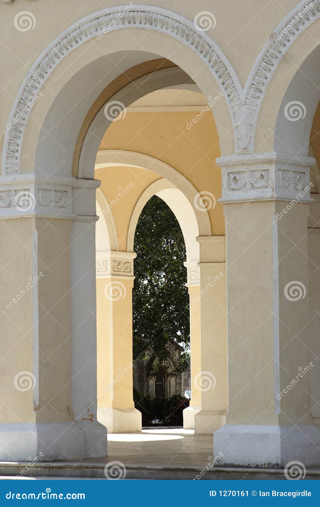 Arches stock image. Image of arch, church, arches, white - 1270161