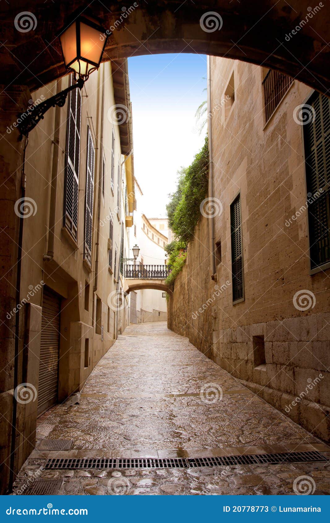 arches of barrio calatrava in majorca