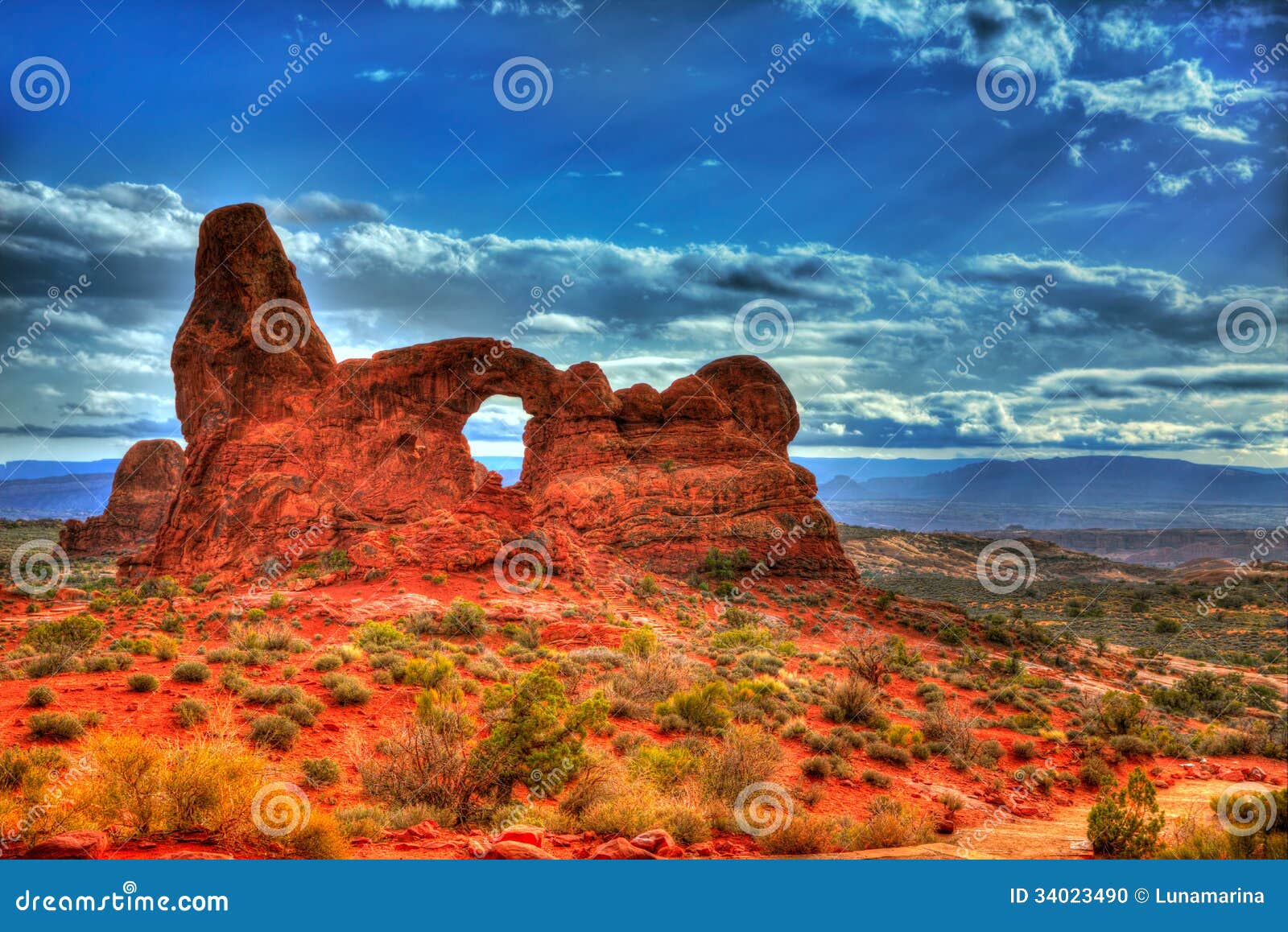 arches national park in moab utah usa
